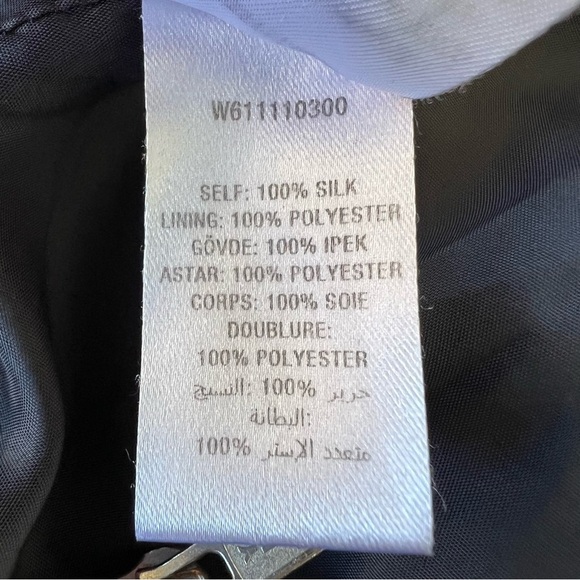 Opening Ceremony Bomber Jacket Embellished Sequin Braided Trim Silk Medium FLAW - Picture 10 of 13